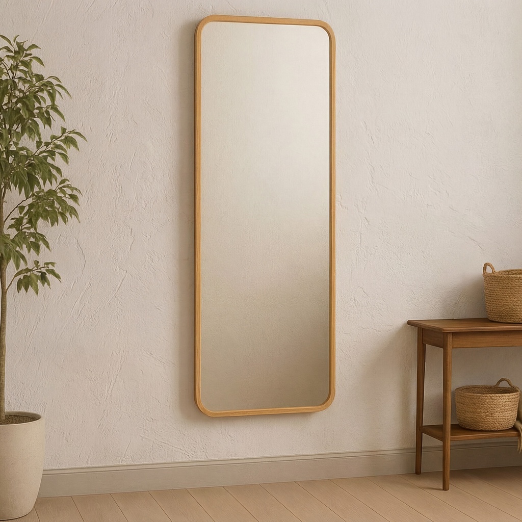 Kai Floor Mirror Oak - 4