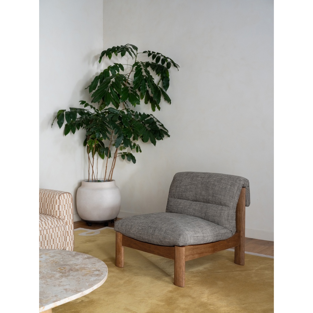 Pierce Accent Chair Flecked Black - 7