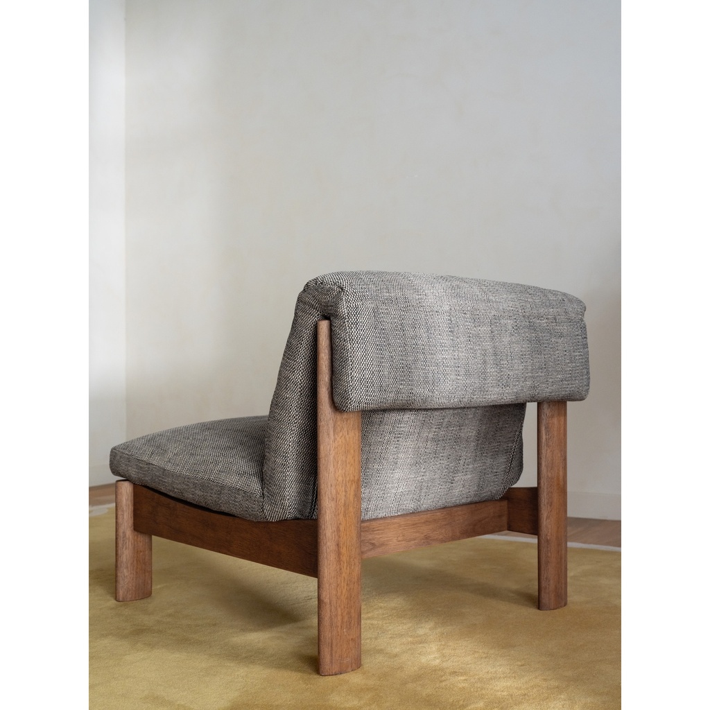 Pierce Accent Chair Flecked Black - 8