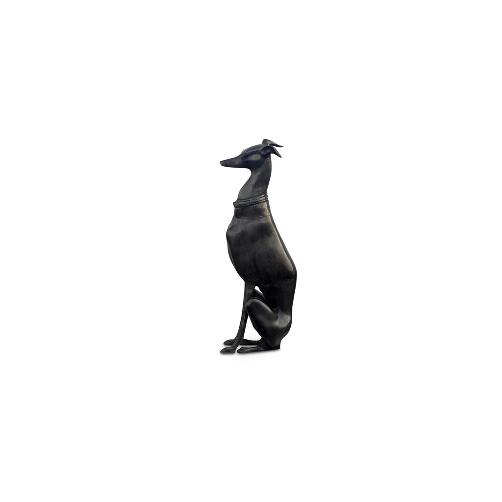 Duke Cast Aluminum Sculpture Black - 1