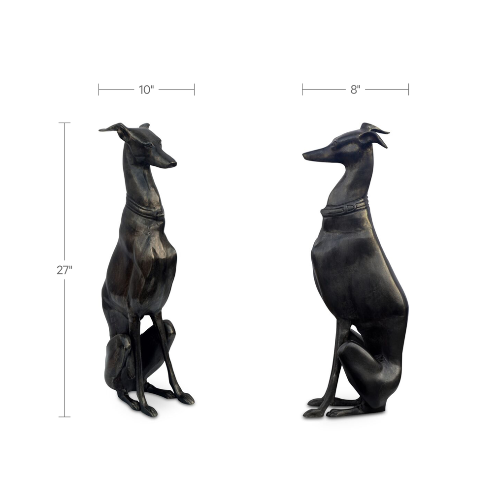 Duke Cast Aluminum Sculpture Black - 5