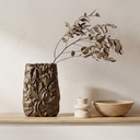 Sabine Cast Aluminum Vase Antique Brass - 4