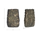 Sabine Cast Aluminum Vase Antique Brass - 5