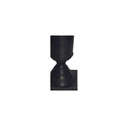 Cassia Cast Aluminum Vase Black - 2