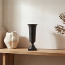 Cassia Cast Aluminum Vase Black - 3