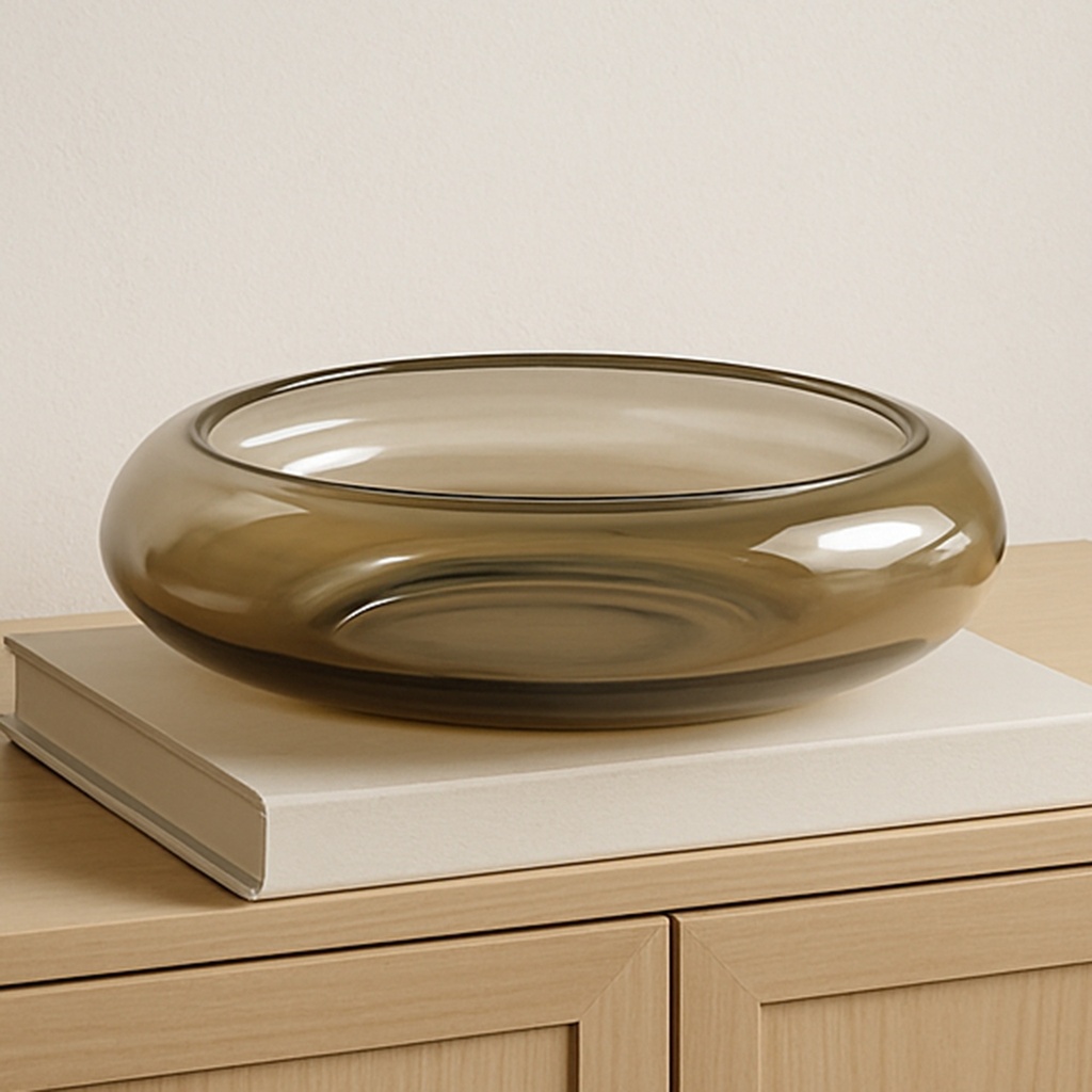 Polene Glass Bowl Small Smoky Brown - 3