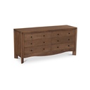 Mabel 6 Drawer Dresser Dark Brown - 1