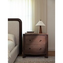 Mabel Nightstand Dark Brown - 9