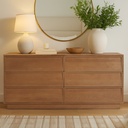 Hudson 6 Drawer Dresser Natural - 6