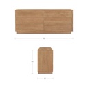 Hudson 6 Drawer Dresser Natural - 7