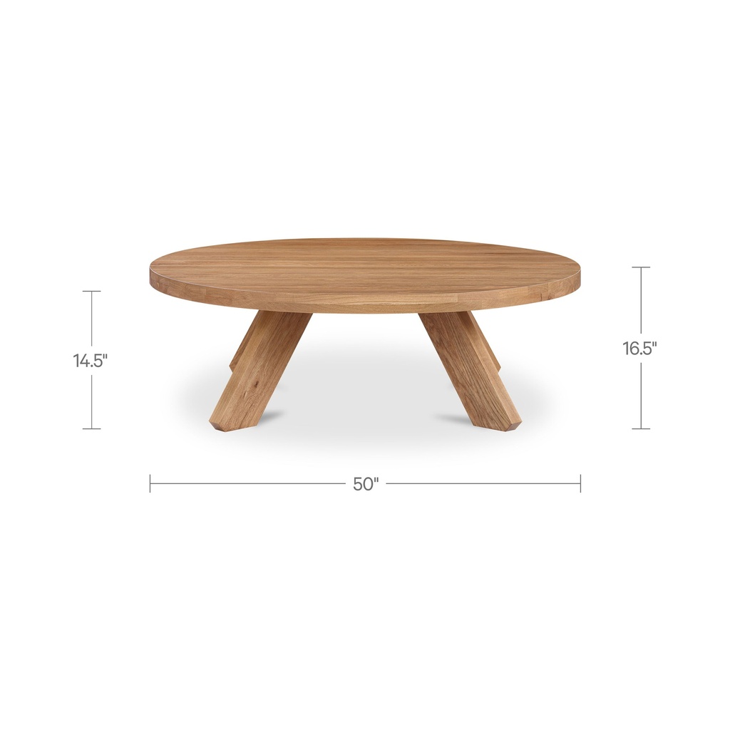 Alden Coffee Table Natural Oak - 10