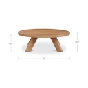 Alden Coffee Table Natural Oak - 10