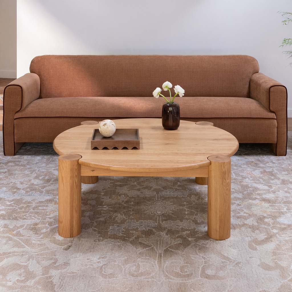 Jack Coffee Table Brushed Natural Oak - 5