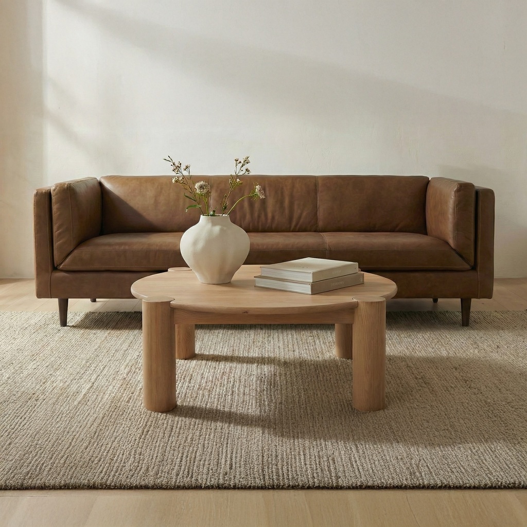 Jack Coffee Table Brushed Natural Oak - 6