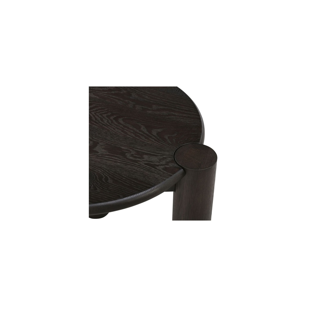 Jack Side Table Brushed Dark Brown - 3