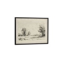 Briar Framed Print On Linen - 1