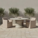 Magnolia Outdoor Dining Table Cream - 3