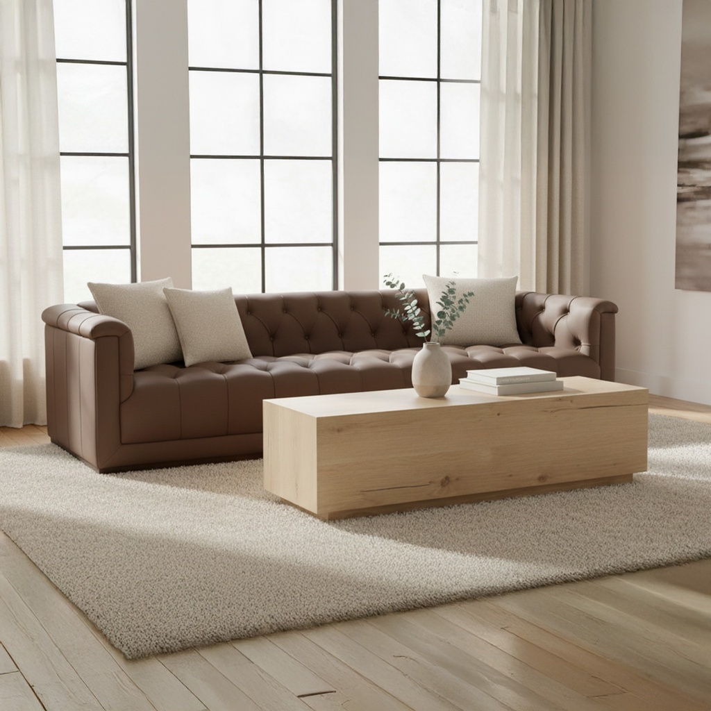 Sawyer Coffee Table Rustic Oak - 5