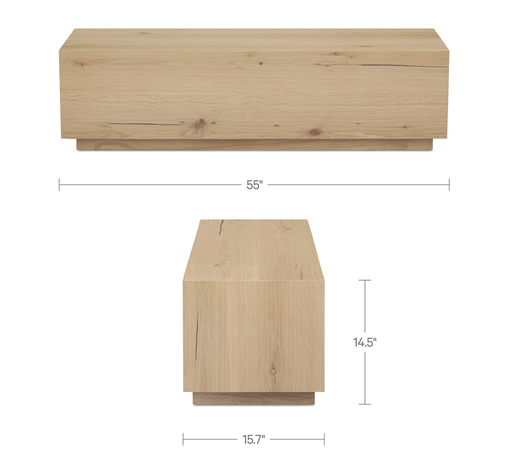 Sawyer Coffee Table Rustic Oak - 6