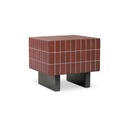 Farren Outdoor Side Table Brown - 1