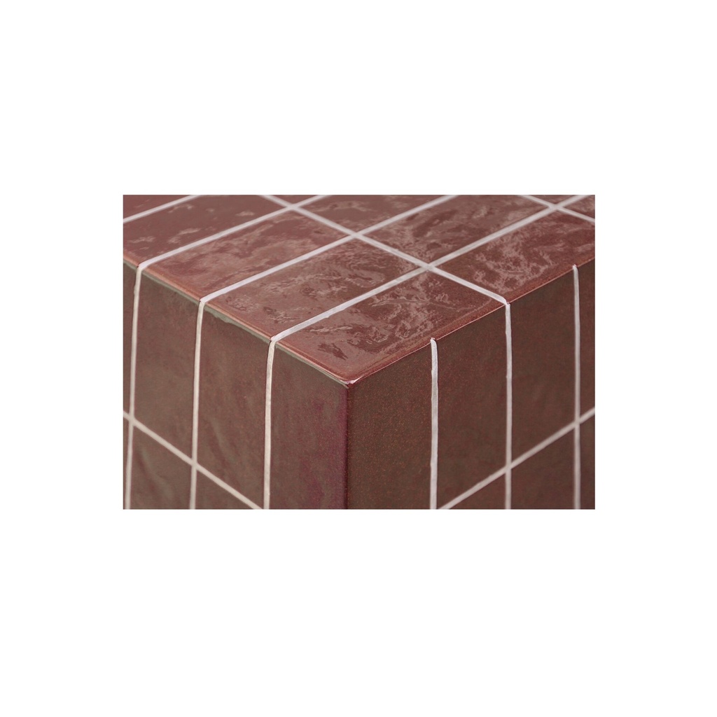 Farren Outdoor Side Table Brown - 3