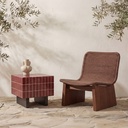 Farren Outdoor Side Table Brown - 5