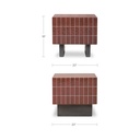 Farren Outdoor Side Table Brown - 6