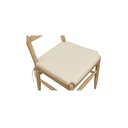 Tate Dining Chair Beige - Set Of Two - 5