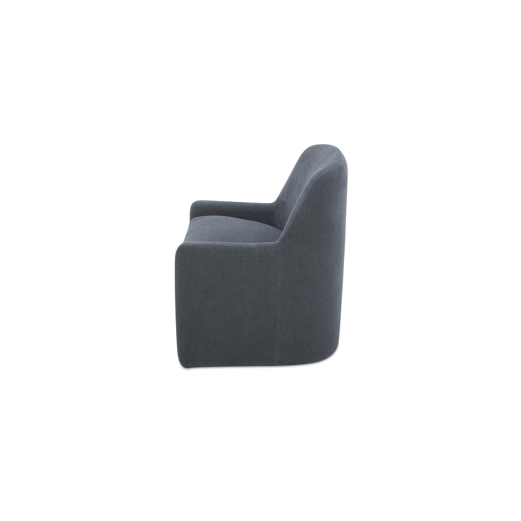 Maisie Rolling Dining Chair Slate Blue - 2