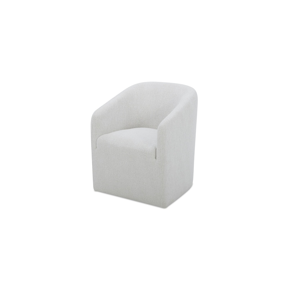 Sandy Rolling Dining Chair Off White - 1