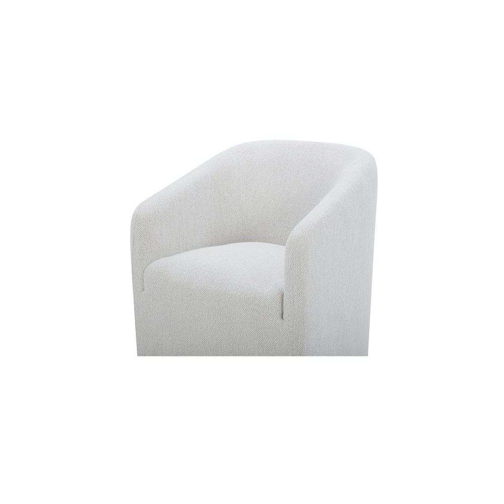 Sandy Rolling Dining Chair Off White - 4
