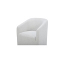 Sandy Rolling Dining Chair Off White - 4