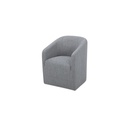 Sandy Rolling Dining Chair Grey - 1