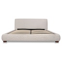 Beau King Storage Bed Speckled Light Grey - 3