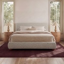 Beau Queen Storage Bed Speckled Light Grey - 6