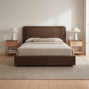 Simon Queen Storage Bed Brown - 6