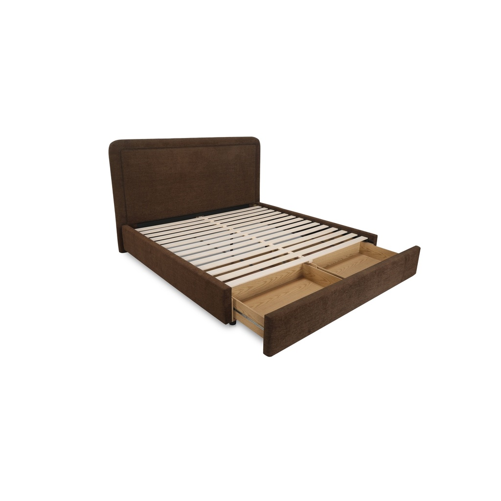Simon King Storage Bed Brown - 1