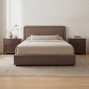 Simon King Storage Bed Brown - 5