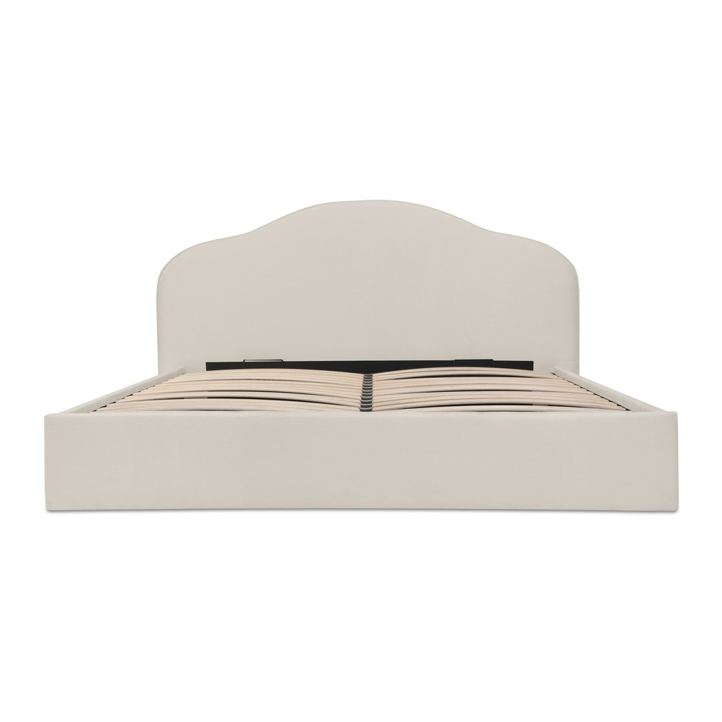Maggie King Storage Bed Cream - 3