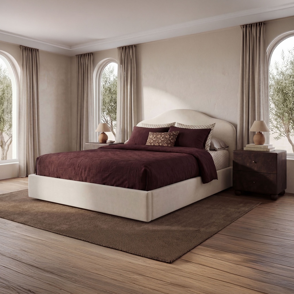 Maggie King Storage Bed Cream - 6