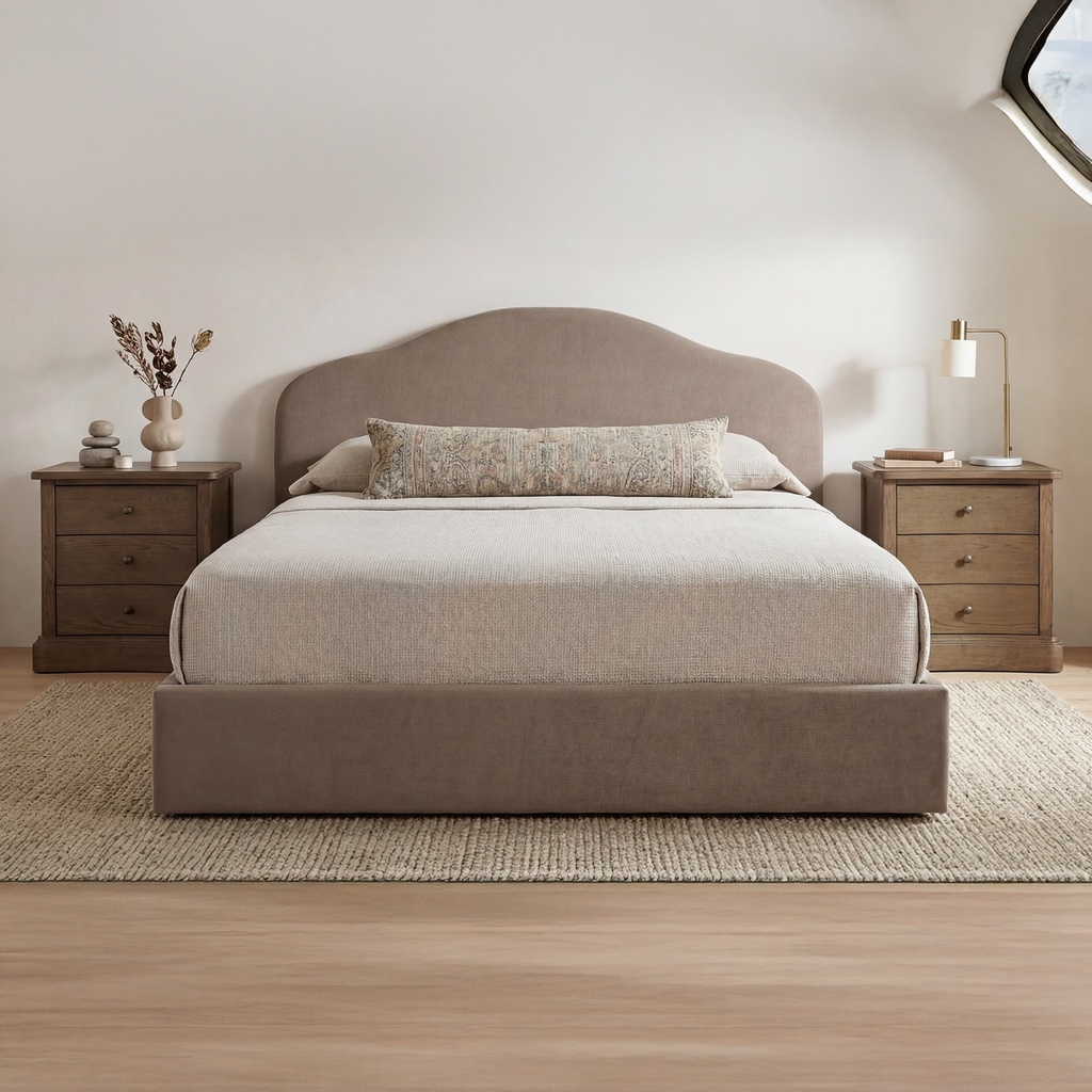 Maggie King Storage Bed Taupe - 7