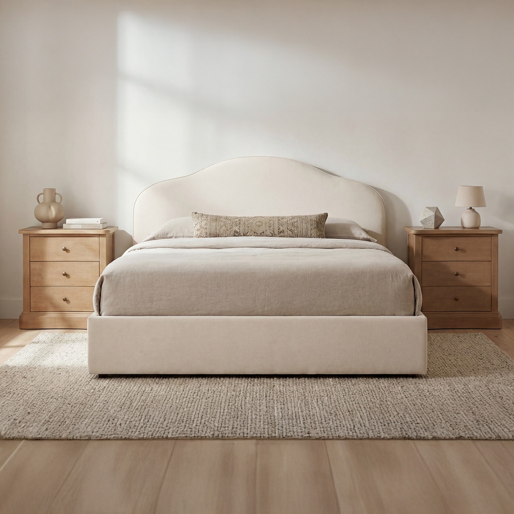 Maggie Queen Storage Bed Cream - 7