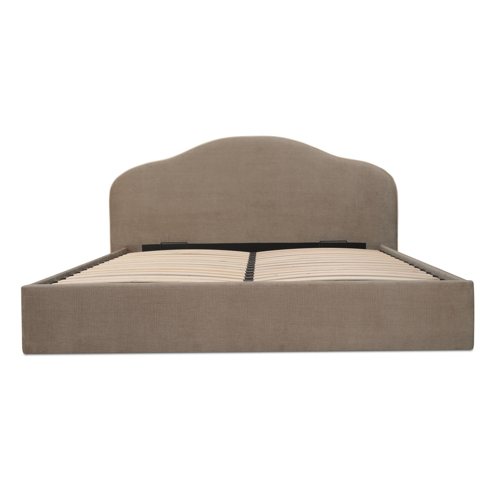 Maggie Queen Storage Bed Taupe - 3