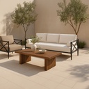Denby Outdoor Coffee Table Brown - 4