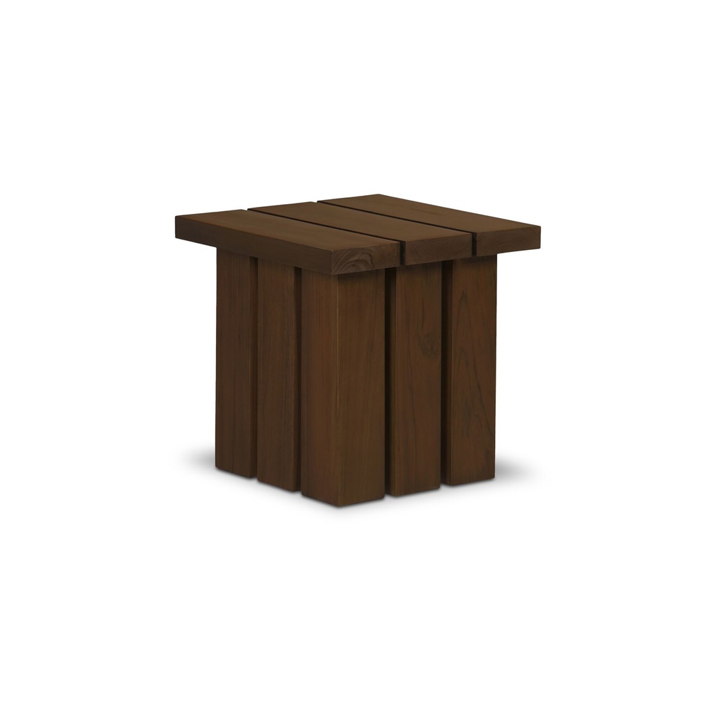 Denby Outdoor Side Table Brown - 1