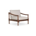 Delilah Outdoor Accent Chair Brown - 1