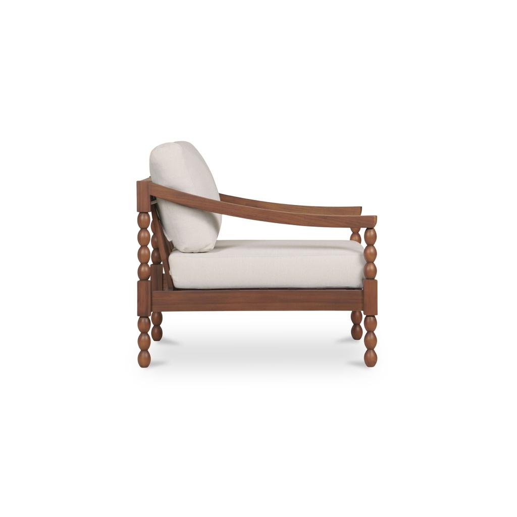 Delilah Outdoor Accent Chair Brown - 2