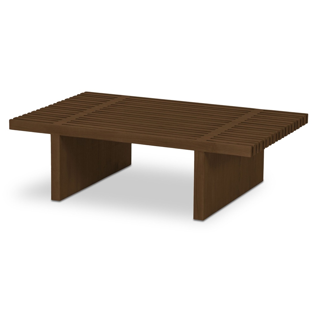 Fletcher Outdoor Coffee Table Brown - 1