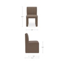 Sally Dining Chair Light Brown - 9