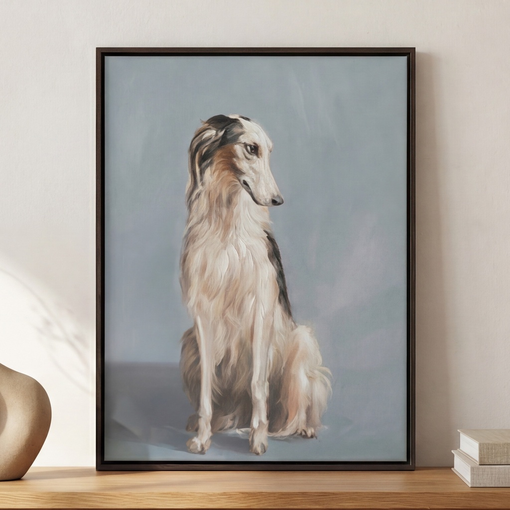 Blue Framed Painting - 3